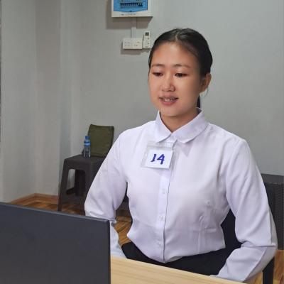 Interview and training for job