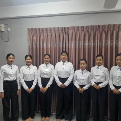 Interview and training for job